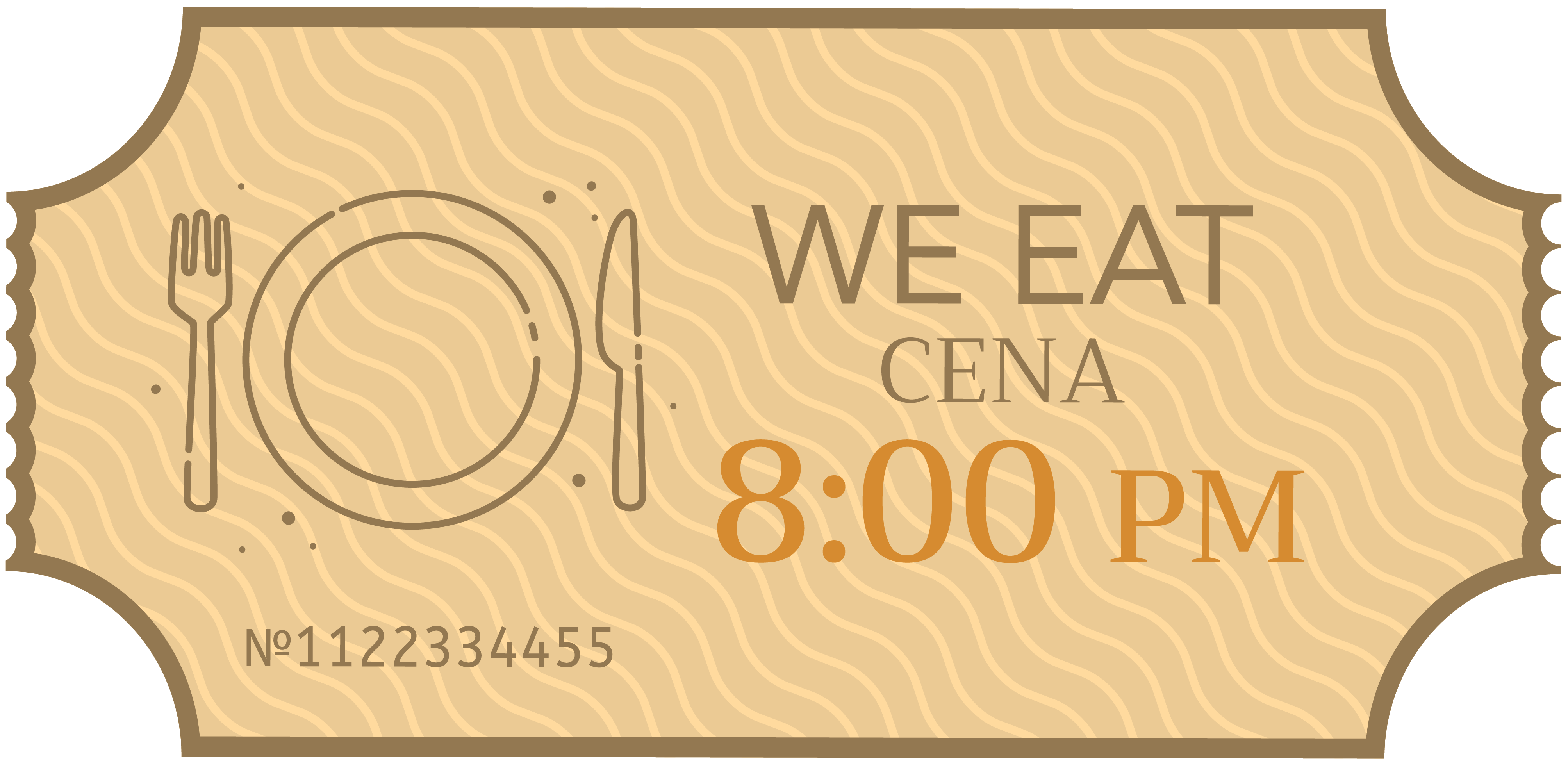 Cena - WE EAT 8:00 PM